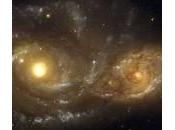 collision entre Andromède notre galaxie