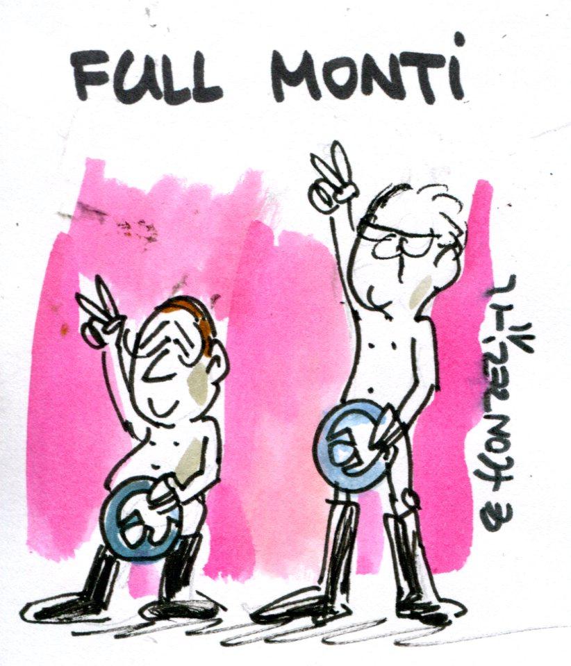 Hollande et Monti se rencontrent pour faire un rêve