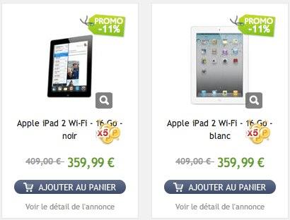 promotion ipad priceminister