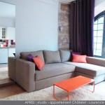 Décoration studio Châtelet par Laurence Garrisson