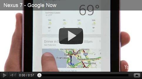 Google ajoute quatre vidéos pour mieux appréhender la Nexus 7