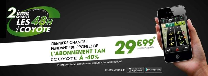 iCoyote vous offre une 2ème Chance, le 02 et 03 Aout.