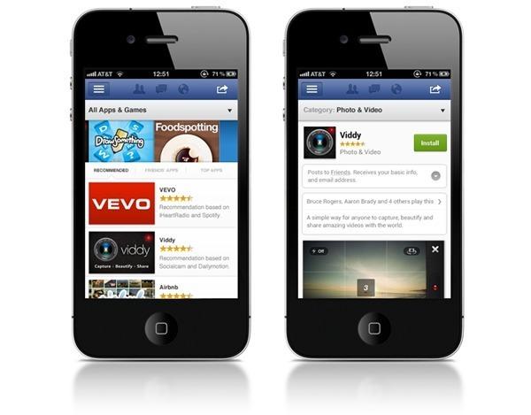 Facebook ouvre son App Center, sur iPhone (France)...
