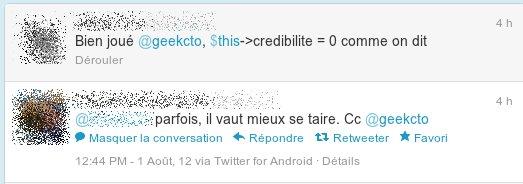 Les joies de Twitter