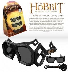 Le Hobbit 3 n’a pas de scénario ni de budget + les lunettes 3D spéciales pour Le Hobbit 1