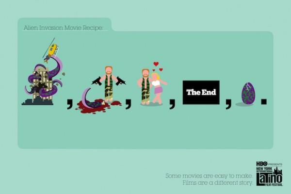 D’excellentes affiches sur les clichés des films