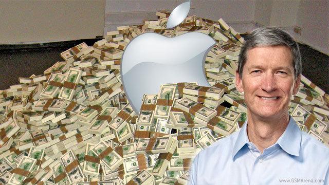 Apple a plus de 891 milliards de dollars sur des comptes hors des Etats-Unis...
