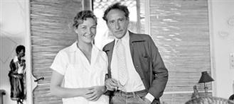 Jean Cocteau et Francine Weisweiller à la Villa Santo Sospir