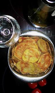 Chips légères de pomme de terre aux sel de mer aromatisé aux herbes aromatiques & piment d'Espelette (sans matière grasse)