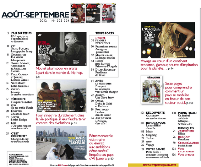 Afrique magazine - aout-sept