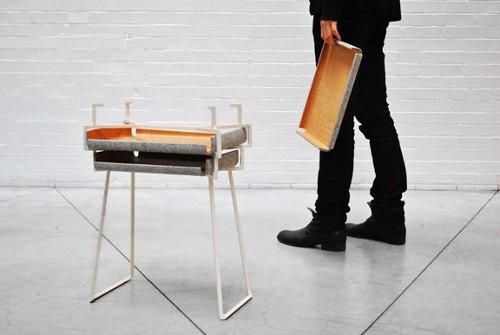 Softly la table hybride par Hakmin Lee