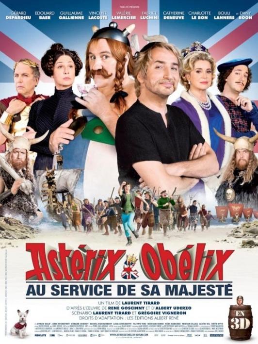 Cinéma : Astérix et Obélix au service de sa Majesté, la nouvelle affiche