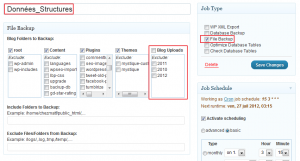données 300x161 BackWPup, un plugin de sauvegarde indispensable