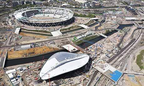 Londres. 7,5 mille tonnes de déchets toxiques et radioactifs sur le stade olympique.