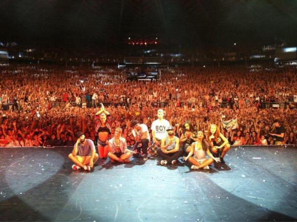 M Pokora, une jolie photo pour son dernier concert