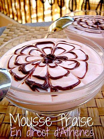 MOUSSE FRAISE NUTELLA ++++