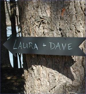 Decoration de mariage avec de la craie: un truc de fous…