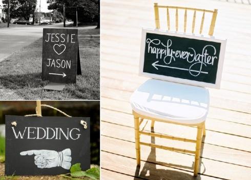 Decoration de mariage avec de la craie: un truc de fous…