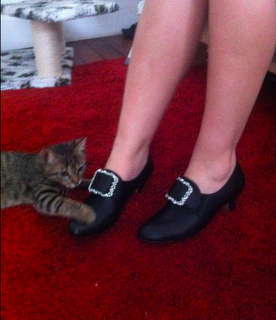 Enfin, l'anglaise front zone blanche est 100% finie + mes nouvelles chaussuuuures !