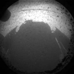 première image de Curiosity sur Mars