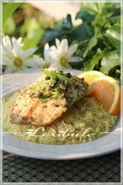 Filet d'aiglefin au pesto et citron