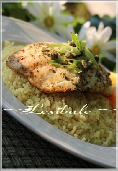 Filet d'aiglefin au pesto et citron