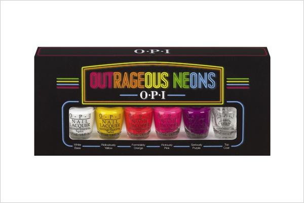 La nouvelle collection de vernis Fluo d'O.P.I : Outrageous Neons !
