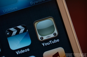 youtube disparait de iOS 6