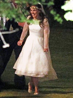 Mariage wedding Natalie Portman Rodarte wedding dress