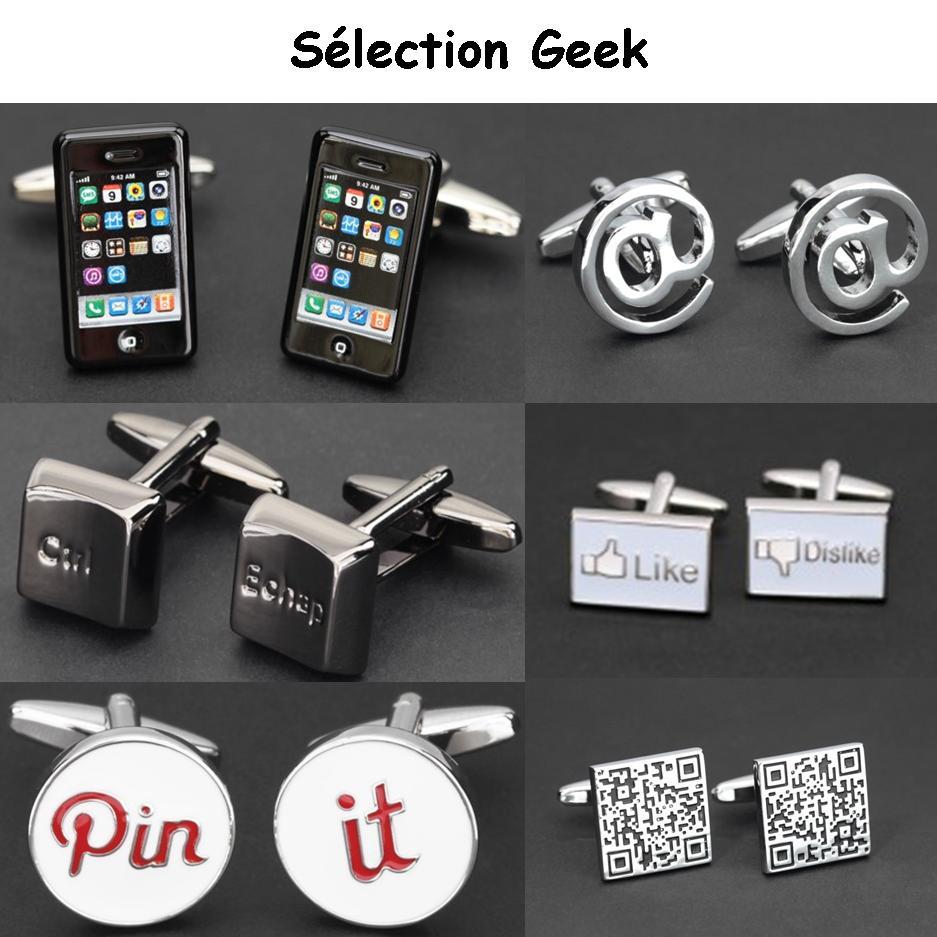 Des boutons de manchette, oui mais originaux !