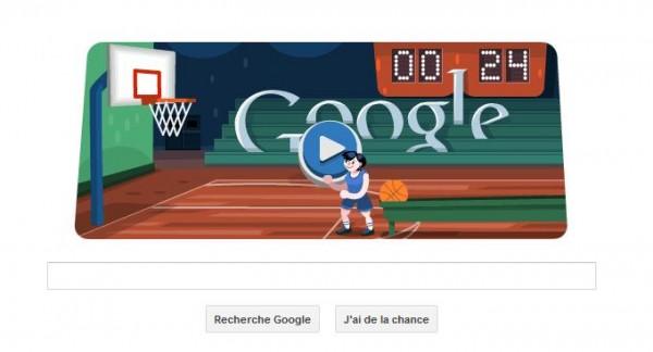 Jouez au basket avec le Doodle du jour