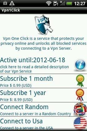 VPNOne click