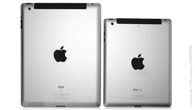 Comparaison de taille : iPad mini versus iPad classique