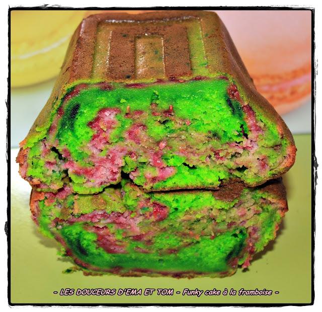 Funky cake à la framboise