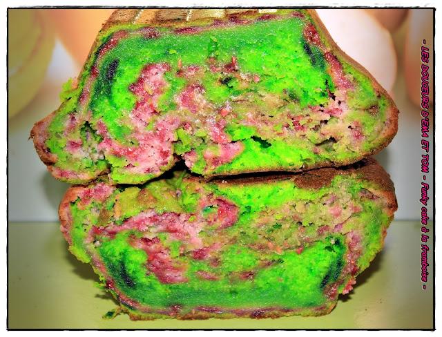 Funky cake à la framboise