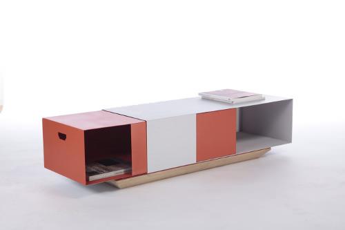 Cargo la table basse à déploiement par Frédéric Saulou