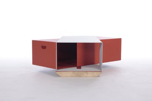 Cargo la table basse à déploiement par Frédéric Saulou