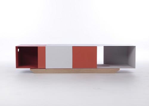 Cargo la table basse à déploiement par Frédéric Saulou