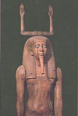Statue du Ka du roi Hor, fin de la XIIe dynastie. Musée du