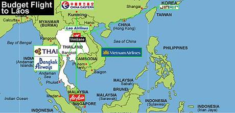 Les vols budget vers le Laos font leur apparition