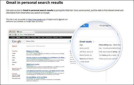 Nouveau sur Gmail, vous pouvez effectuer des recherches en ligne aux messages stockés...