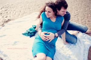 Laetitia & Emmanuel : photos de grossesse en attendant baby boy… à Houlgate (14)