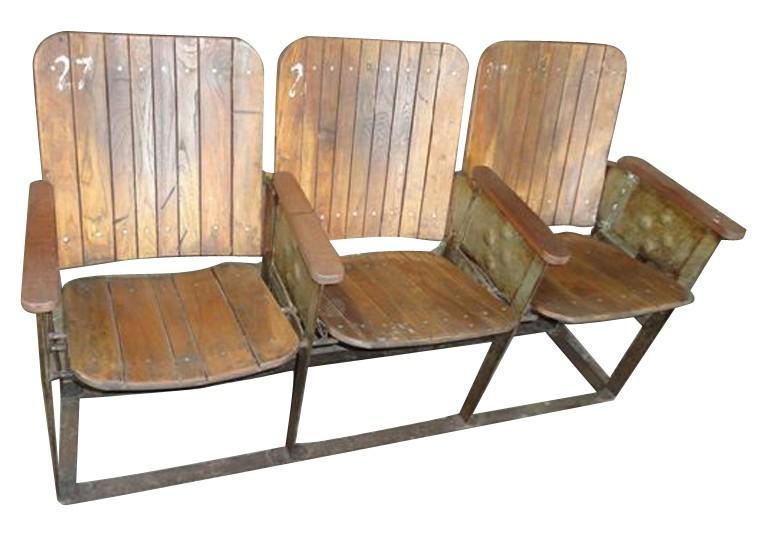 Banquette de théatre x3