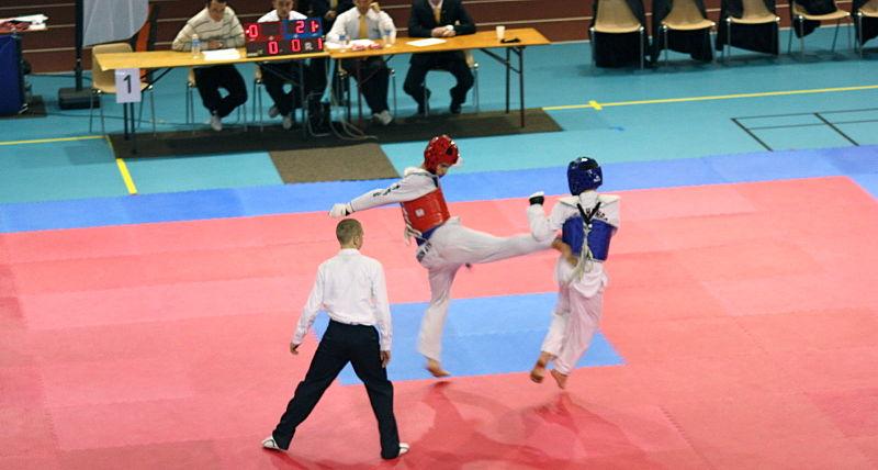 Fichier:CombatTaekwondo.jpg - Wikipedia Orange