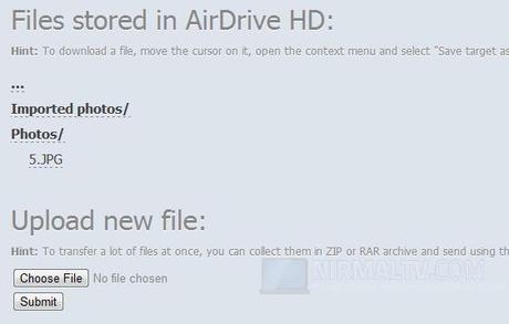 L'interface Web Web interface