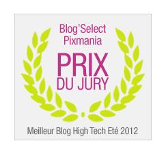 prix jury High Tech Spawnrider.Net, BlogSelect High Tech été 2012 par Pixmania
