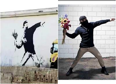 Photographie, street art : You are not Banksy, le photographe Nick Stern reproduit les scènes des graffs de Banksy