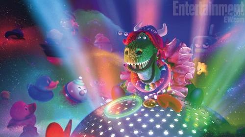 Les premières images du nouveau Pixar: Partysaurus Rex