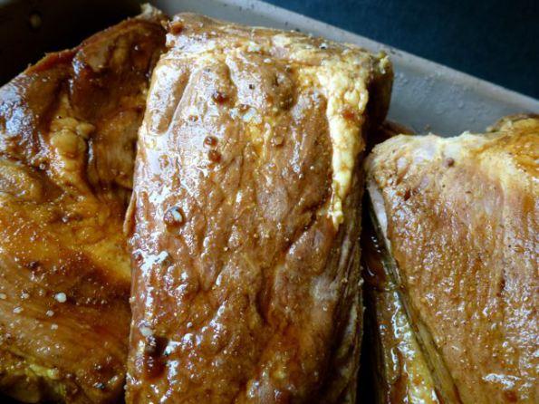 Ribs nord américaine au barbecue