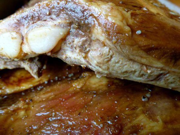 Ribs nord américaine au barbecue